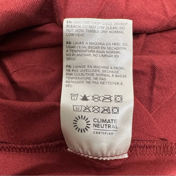 Reformation Wine Long Sleeve Dress square neck size Large nwt - Picture 7 of 9